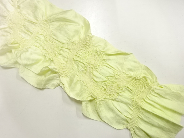 正絹　絞り　帯揚げ